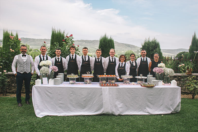 catering con menù vegano