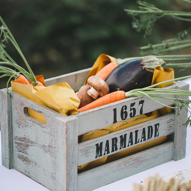 catering con menù vegano