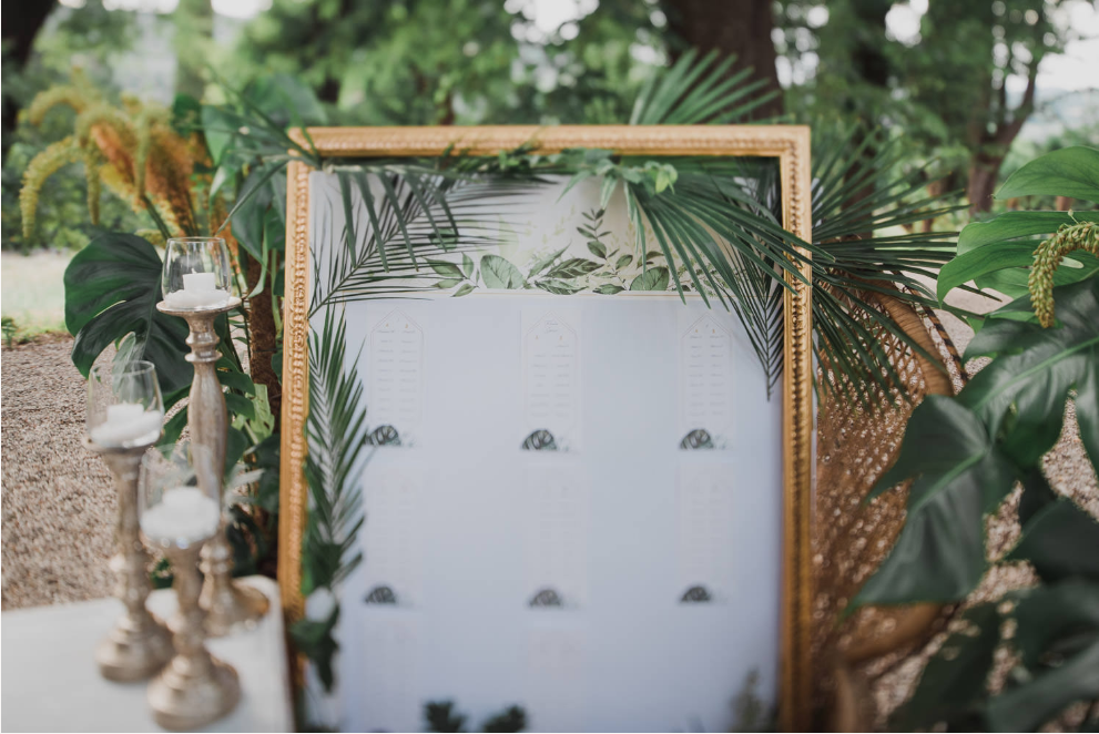 matrimonio stile tropical